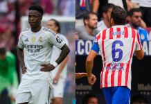 Koke y Vinícius Jr.