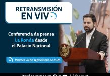 Conferencia de prensa La Ronda 26 de septiembre.