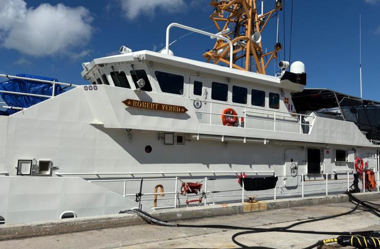La embarcación Robert Yered de la Guardia Costera en Miami
