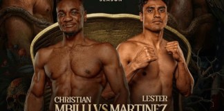 Léster Martínez y Christian Mbilli cara a cara
