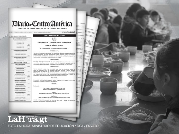 Un artículo de Ley Ganadera resta Q336 millones al programa de comida en las escuelas públicas. Diseño: La Hora / Alejandro Ramírez.