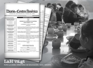 Un artículo de Ley Ganadera resta Q336 millones al programa de comida en las escuelas públicas. Diseño: La Hora / Alejandro Ramírez.