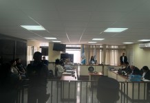 María Fernanda Bonilla en caso Melisa Palacios, durante la audiencia a cargo de la jueza Mayor de Riesgo «C», Carol Berganza.