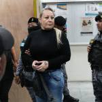 María Marta Castañeda es trasladada a Torre de Tribunales bajo fuertes medidas de seguridad. Foto La Hora: La Hora