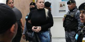 María Marta Castañeda es trasladada a Torre de Tribunales bajo fuertes medidas de seguridad. Foto La Hora: La Hora