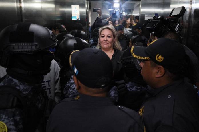 El Juzgado de Mayor Riesgo A desarrolló por quinto día la audiencia de primera declaración en contra de María Marta Castañeda. Foto: La Hora