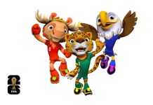 Maple, Zayu y Clutch: Estas son las mascotas del Mundial 2026 Mascotas Mundial 2026