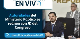 Ministerio Publico y diputados Jefes de Bloque