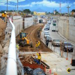 Paso a desnivel Organismo Judicial, Quetzaltenago. Un proyecto de Q86.6 millones que se podría entregar en diciembre de 2027. Foto La Hora: Ministerio de Comunicaciones, Infraestructura y Vivienda (CIV)