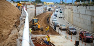 Paso a desnivel Organismo Judicial, Quetzaltenago. Un proyecto de Q86.6 millones que se podría entregar en diciembre de 2027. Foto La Hora: Ministerio de Comunicaciones, Infraestructura y Vivienda (CIV)