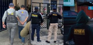 Capturan a 16 presuntos extorsionistas en operativos simultáneos en Guatemala y Quetzaltenango. Foto La Hora: PNC
