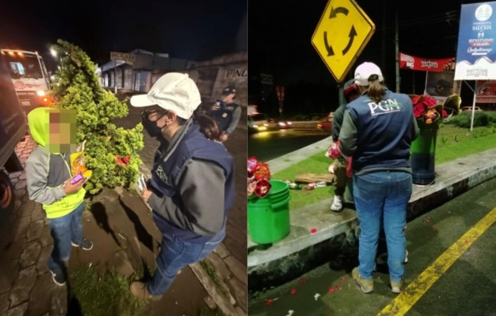 PGN rescata a 14 menores en situación de riesgo en semáforos de Quetzaltenango