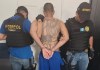 Pandillero salvadoreño enviado por autoridades mexicanas, para luego ser trasladado hacia El Salvador. Foto La Hora: PNC