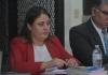 La fiscal Paola Pimentel durante las conclusiones de su juicio, este 2 septiembre. Foto La Hora: Fabricio Alonzo.