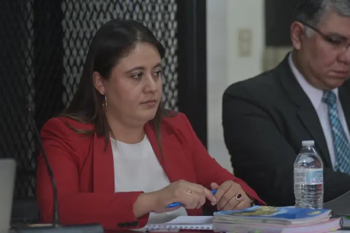 Paola Pimentel La fiscal Paola Pimentel durante las conclusiones de su juicio, este 2 septiembre. Foto La Hora: Fabricio Alonzo.