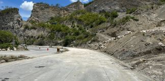 CIV habilita paso en el km. 65 ruta al Atlántico tras derrumbe
