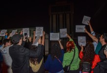 La impunidad se afianza: 9 de cada 10 agresiones contra periodistas en Guatemala quedan sin denuncia, según informe Periodistas en Guatemala el pasado 5 de mayo denunciaron al sistema de justicia guatemalteco de criminalizar a la prensa. Foto La Hora: Daniel Ramírez.