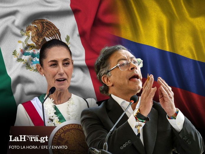 Gustavo Petro y Claudia Sheinbaum
