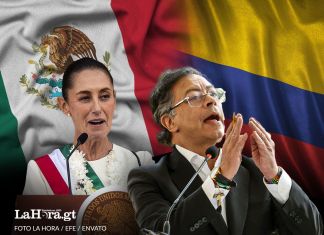 Gustavo Petro y Claudia Sheinbaum