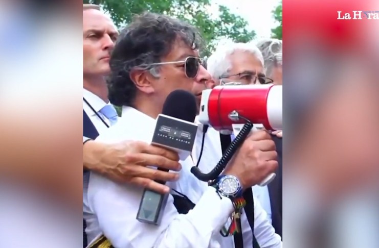 Estas son las palabras de Gustavo Petro. Foto La Hora: Captura.