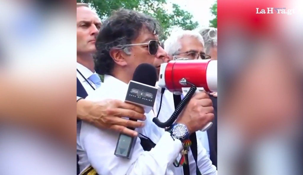 Estas son las palabras de Gustavo Petro. Foto La Hora: Captura.