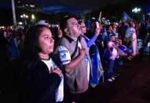 Guatemala vs. Panamá: Poca afluencia en la Plaza de la Constitución tras última derrota de la bicolor. Foto La Hora: Daniel Ramírez.