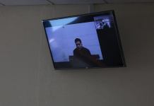 Luis Alberto Osorio Mazariegos, alías "Pupusita", aceptó ante el Tribunal Tercero de Sentencia Penal ser extraditado a Estados Unidos. Foto La Hora: Daniel Ramírez