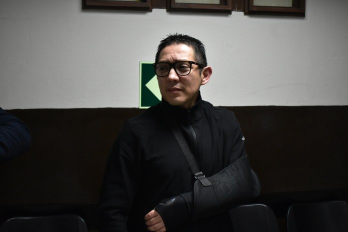 El expresidente del INDE, Melvin Quijivix, debe ser enviado a prisión preventiva por orden de la Sala Tercera Penal. Foto La Hora: Daniel Ramírez