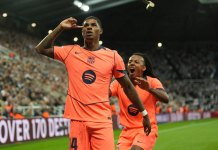 Rashford le dio la victoria al Barcelona frente al Newcastle