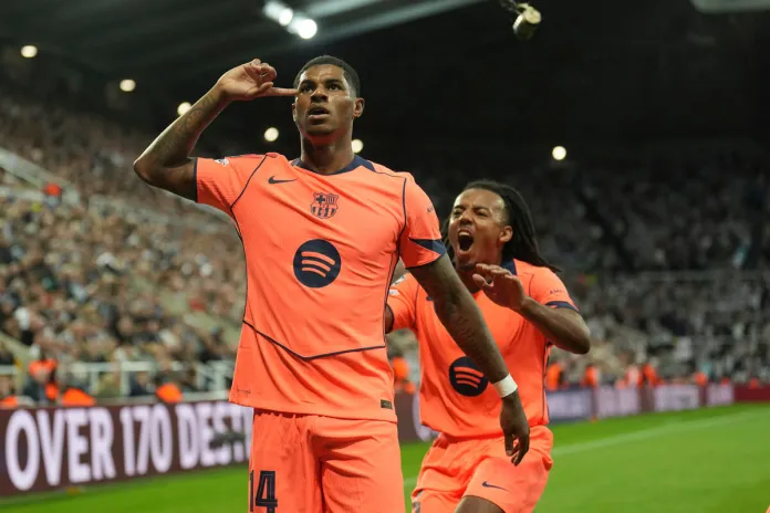 Rashford le dio la victoria al Barcelona frente al Newcastle Rashford le dio la victoria al Barcelona frente al Newcastle