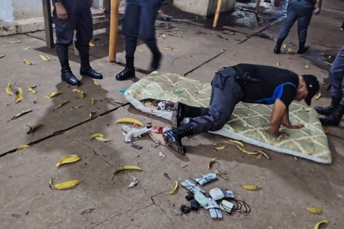 Requisas en cuatro centros carcelarios. Foto La Hora: Sistema Penitenciario