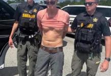 Momento del arresto de Ryan Routh, sospechoso de intentar asesinar al expresidente Donal Trump en Palm Beach, Florida (EEUU). Foto: La Hora: EFE
