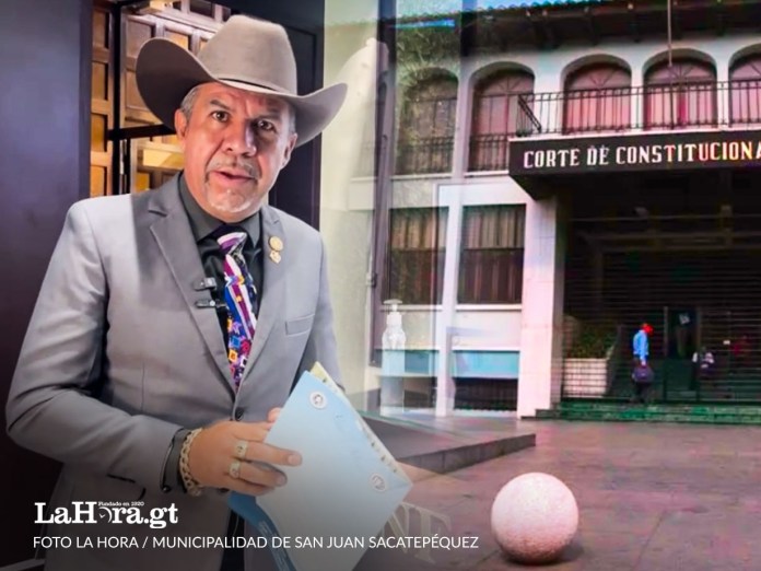Alcalde de San Juan Sacatepéquez ante la CC. Arte La Hora: Francisco Altán