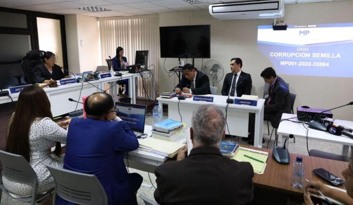 El pasado martes 9 de septiembre el Tribunal Séptimo de Sentencia Penal otorgó medida sustitutiva a favor de Jorge Santos Neil. Foto La Hora: Daniel Ramírez