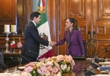 Sheinbaum y Rubio se reúnen en medio de la ofensiva de EE. UU contra el narcotráfico Sheinbaum y Rubio se reúnen en medio de la ofensiva de EE. UU contra el narcotráfico. Foto: La Hora: EFE