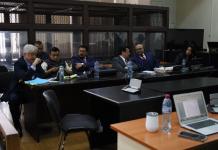 El Tribunal de Mayor Riesgo B escuchó la última palabra de los 5 implicados en el caso TCQ luego de finalizar el juicio en su contra. Foto La Hora: Daniel Ramírez