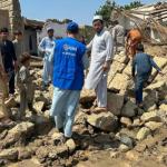 Al menos 600 personas han muerto y unas 2.000 han resultado heridas después de que un fuerte terremoto de magnitud 6,0. Foto La Hora: EFE.