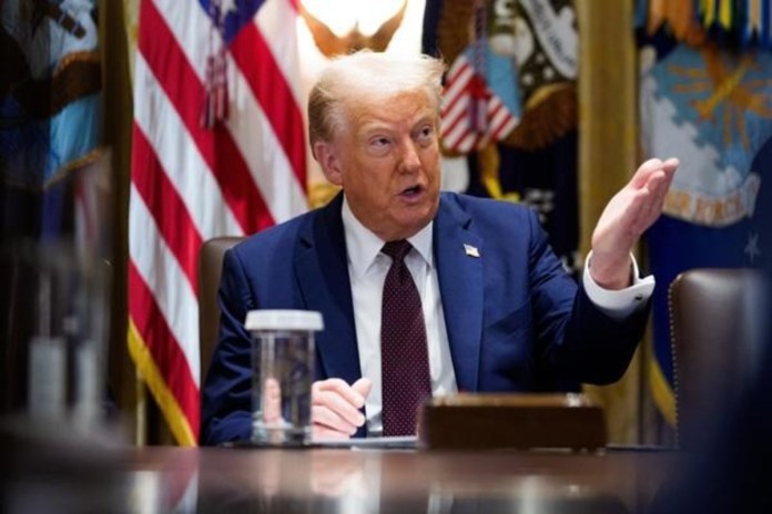 El presidente de Estados Unidos, Donald Trump, en una foto de archivo. Foto: La Hora: EFE