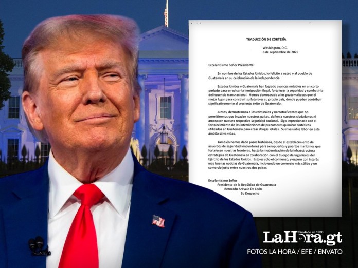 SCSP compartió la carta que el presidente estadounidense, Donald Trump. Foto Arte: Alejandro Ramírez