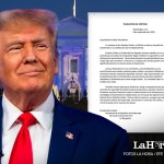 SCSP compartió la carta que el presidente estadounidense, Donald Trump. Foto Arte: Alejandro Ramírez