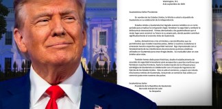 SCSP compartió la carta que el presidente estadounidense, Donald Trump. Foto Arte: Alejandro Ramírez