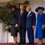 El rey Carlos III de Gran Bretaña recibe al presidente estadounidense Trump durante una visita de Estado. Foto: La Hora: EFE
