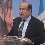 Ministro de Energía y Minas, Victor Hugo Ventura, por aplicación del etanol en gasolina para el 2026. Foto La Hora: Fabricio Alonzo