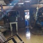 Vivienda dañada por lluvia. Foto La Hora: Conred