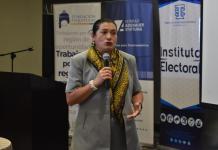La presidenta del TSE, Blanca Alfaro, espera que el exdirector de Informática, Jorge Santos, retorne a la entidad electoral. Foto La Hora: José Orozco