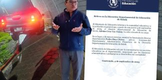 Mineduc releva de su cargo al director departamental de Sololá tras incidente de tránsito registrado en cámara.