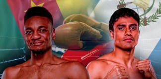El guatemalteco Léster Martínez se enfrentará al franco-camerunes Christian Mbilli, este sábado 13 de septiembre. Diseño La Hora: Alejandro Ramírez