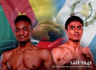 El guatemalteco Léster Martínez se enfrentará al franco-camerunes Christian Mbilli, este sábado 13 de septiembre. Diseño La Hora: Alejandro Ramírez