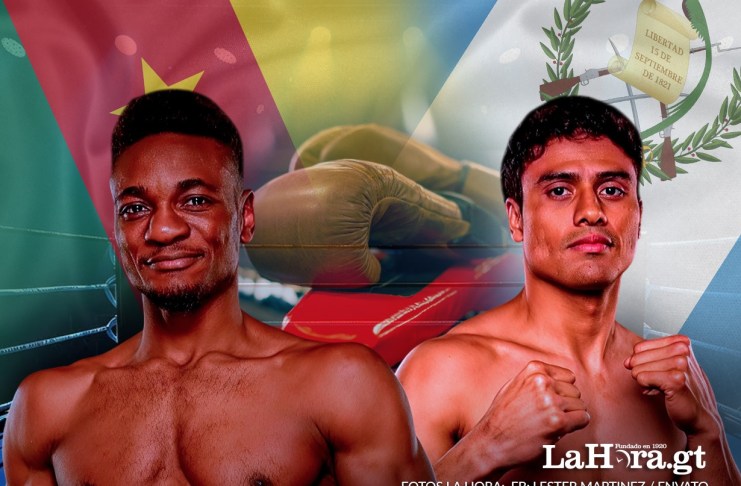 El guatemalteco Léster Martínez se enfrentará al franco-camerunes Christian Mbilli, este sábado 13 de septiembre. Diseño La Hora: Alejandro Ramírez