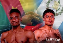 Lester Martínez-Christian Mbilli: nominada como la Pelea del Año 2025 El guatemalteco Léster Martínez se enfrentó al franco-camerunés Christian Mbilli, el 13 de septiembre. Diseño La Hora: Alejandro Ramírez